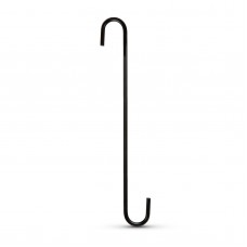 Cârlig pentru atârnat ghivece - negru - 30 x 4,5 cm