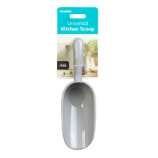 Lingură universală de bucătărie - plastic - gri - 16 x 5 x 4 cm