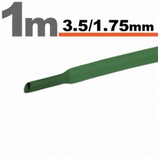 Tub termocontractibilVerde • 3,5 / 1,75 mm