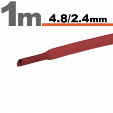 Tub Termocontractibil Rosu • 4,8 / 2,4 mm