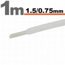 Tub termocontractibilTransparent • 1,5 / 0,75 mm